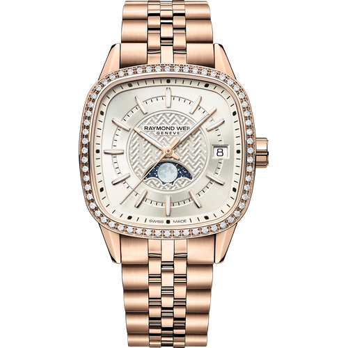 Raymond Weil Freelancer Ladies Automatic Moon Phase Cushion Shape