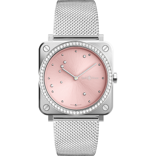 Bell & Ross BRS Pink Diamond Eagle Diamonds