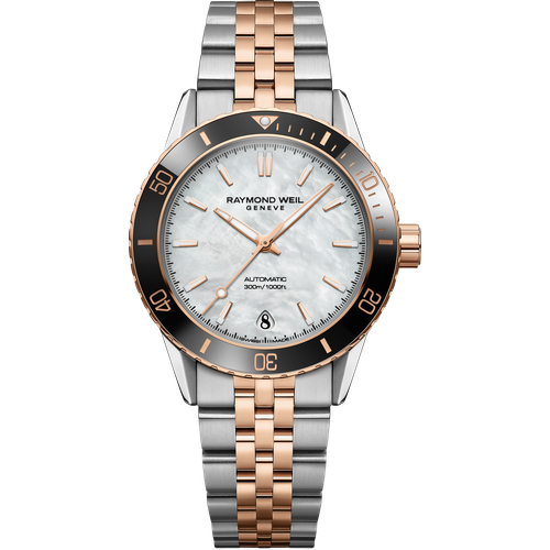 Raymond Weil Freelancer Diver Rose Gold PVD Two-Tone Automatic