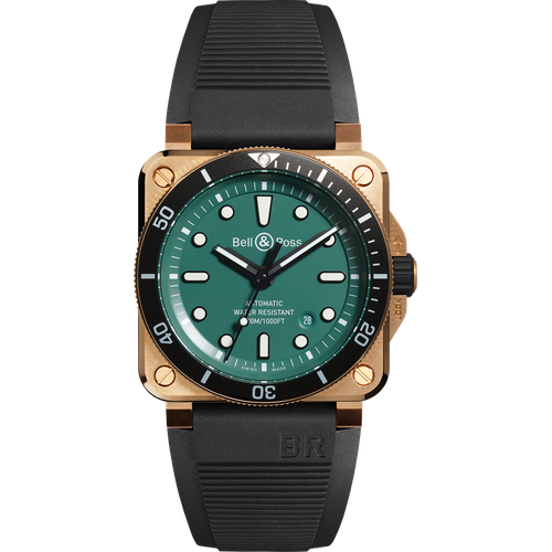 Bell & Ross BR-03 Diver Black & Green Bronze