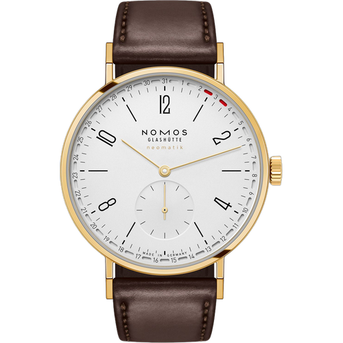 NOMOS Glashütte Tangente gold neomatik 38 Update doré