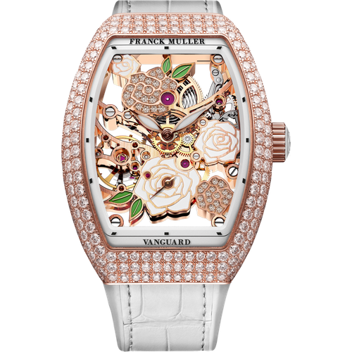 Franck Muller Vanguard Lady Rose Skeleton