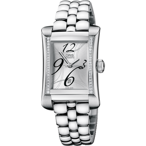 Oris Rectangular Date Diamonds