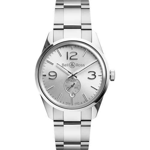 Bell & Ross BR 123 Officer Silver