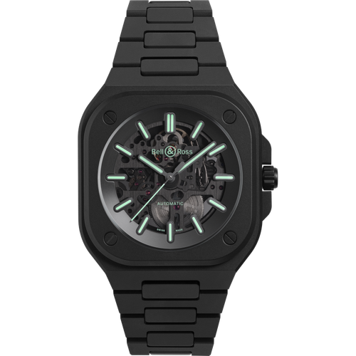 Bell & Ross BR-05 Skeleton Black Lum Ceramic