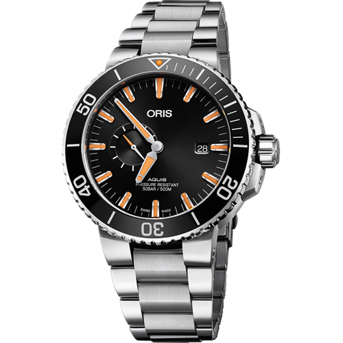 Oris Aquis Small Second, Date
