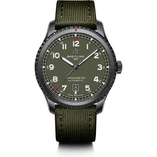 Breitling Aviator 8 Automatic 41 Black Steel Curtiss Warhawk