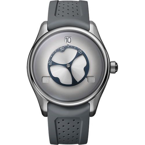 H. Moser & Cie. Pioneer Flying Hours White Fumé