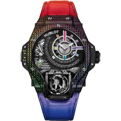 Hublot MP-09 Tourbillon Bi-Axis Rainbow 3D Carbon
