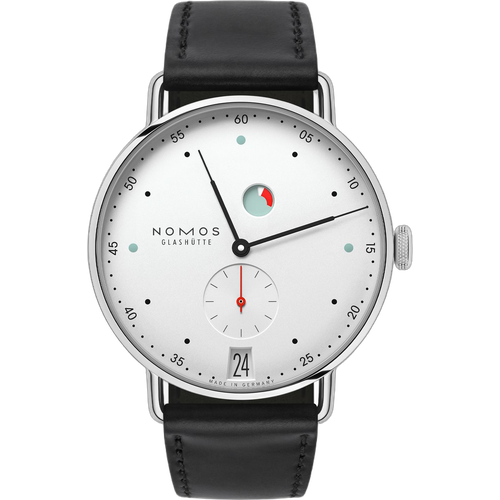 NOMOS Glashütte Metro date power reserve