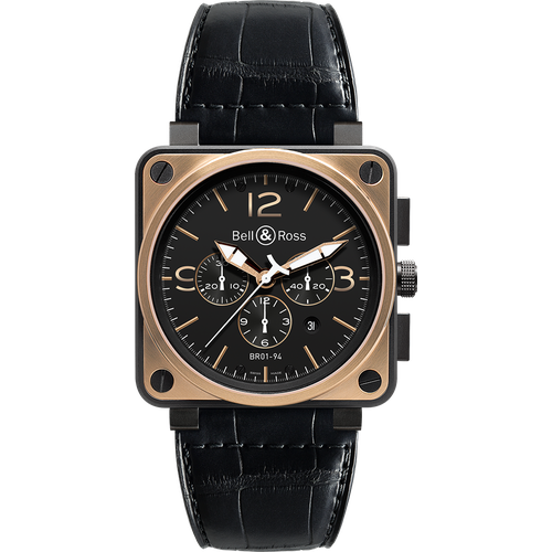 Bell & Ross BR 01-94 Rose Gold & Carbon Officer