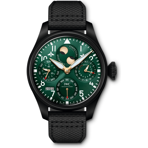 IWC Schaffhausen Big Pilot's Watch Perpetual Calendar Edition Racing Green