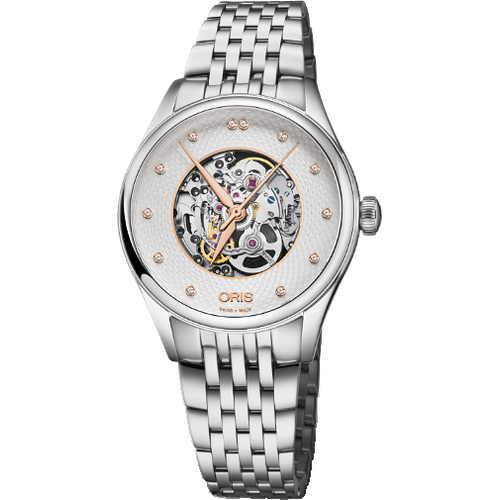 Oris Artelier Skeleton Diamonds