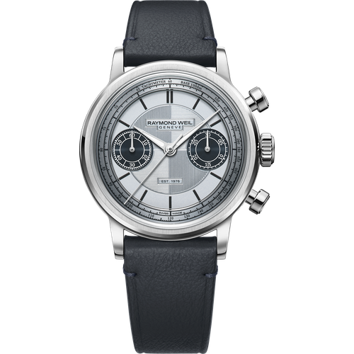 Raymond Weil Millesime 'jubilee' Limited Edition Bi-Compax Chronograph Blue Dial