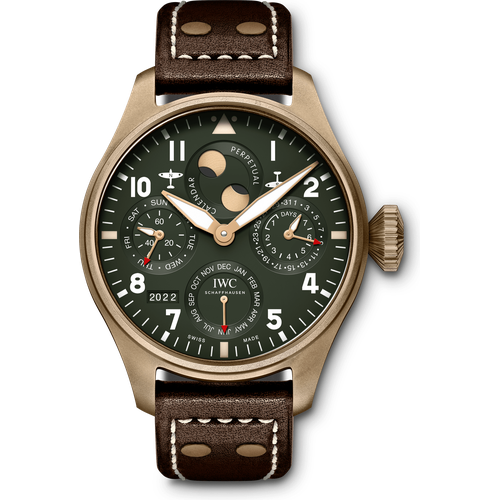 IWC Schaffhausen Big Pilot's Watch Perpetual Calendar Spitfire