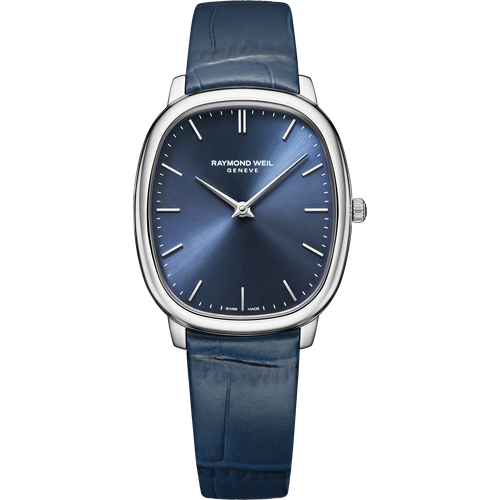 Raymond Weil Toccata Heritage Blue Dial Blue Leather Strap Quartz