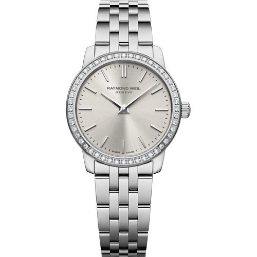 Raymond Weil Toccata Ladies Classic Diamond Stainless Steel Old Silver Dial Quartz