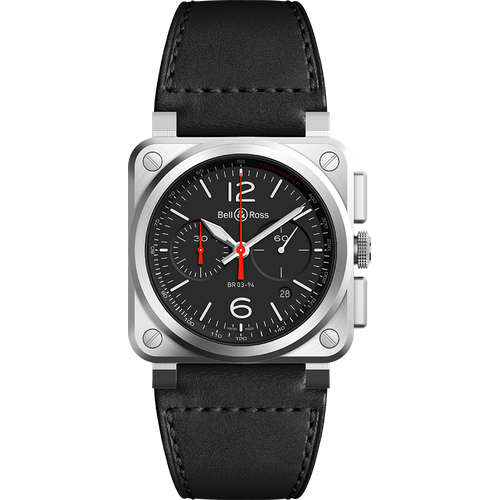 Bell & Ross BR-03 Chrono Black Steel