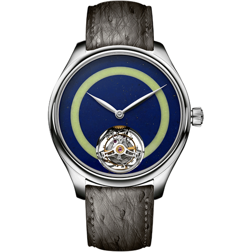H. Moser & Cie. Endeavour Tourbillon Concept POP Lapis lazuli and lemon chrysoprase