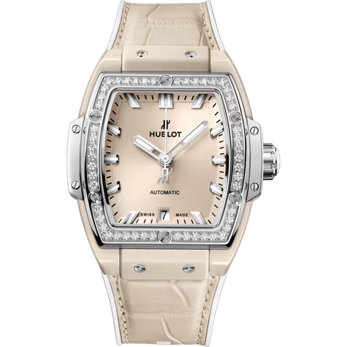 Hublot Spirit of Big Bang Beige Ceramic Titanium Diamonds
