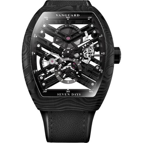 Franck Muller Vanguard Damascus Steel Skeleton