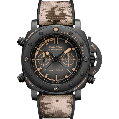 Panerai Submersible Chrono Navy SEALs Titanio