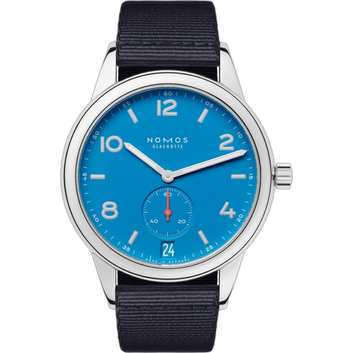 NOMOS Glashütte Club automatic date siren blue