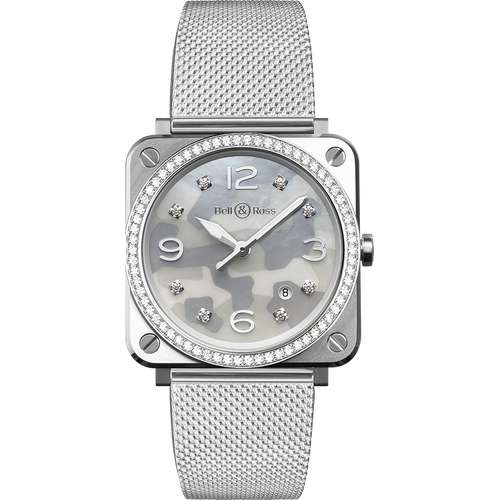 Bell & Ross BRS Grey Camouflage Diamonds