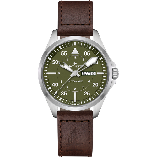 Hamilton Khaki Aviation Pilot Day Date Auto