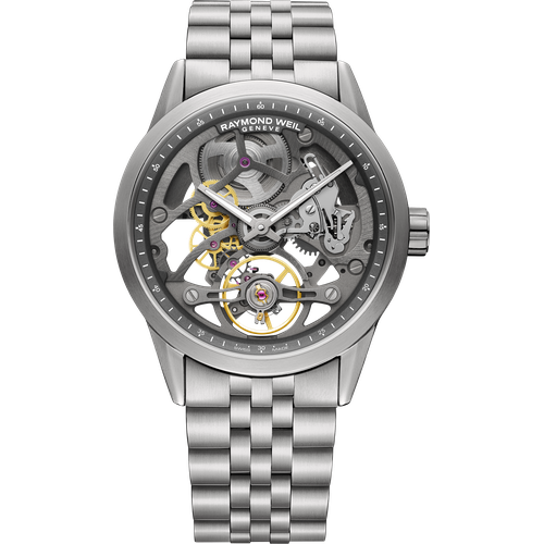 Raymond Weil Freelancer Calibre RW1212 Men's Anthracite Skeleton Automatic Steel
