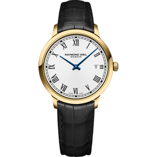 Raymond Weil Toccata Men's Classic Gold PVD Leather Quartz