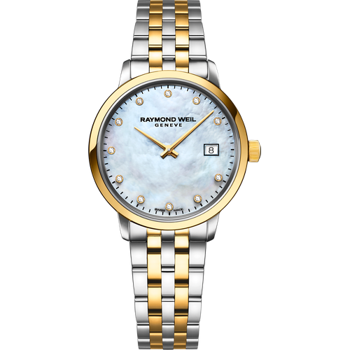 Raymond Weil Toccata Ladies Quartz Two-tone Gold 11 Diamond