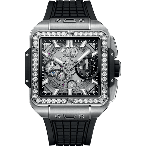 Hublot Square Bang Unico Titanium Diamonds