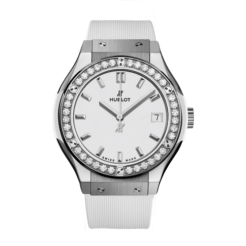 Hublot Classic Fusion Titanium White Diamonds