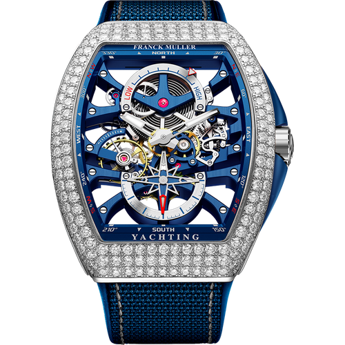 Franck Muller Vanguard Yachting Anchor Skeleton Power Reserve