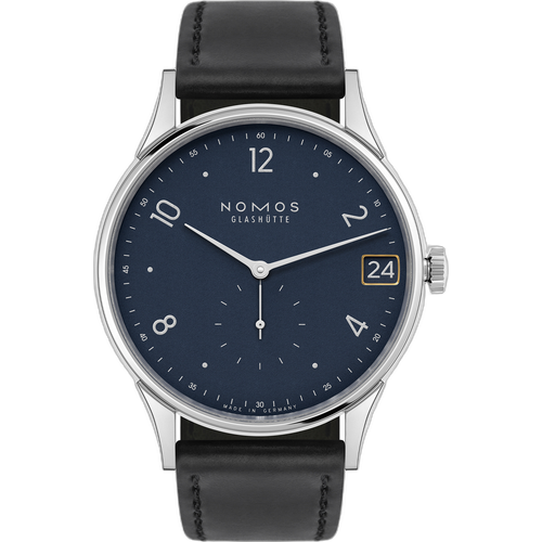 NOMOS Glashütte Minimatik 39 date blue