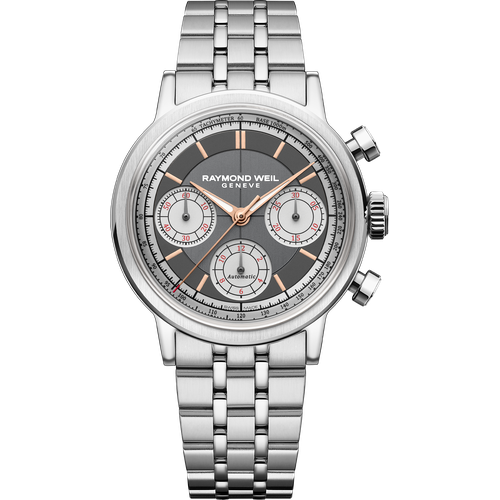 Raymond Weil Millesime Automatic Tri-Compax Chronograph Anthracite Sector Dial