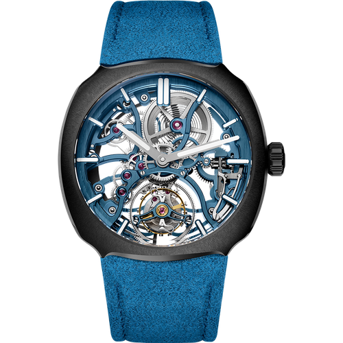 H. Moser & Cie. Streamliner Tourbillon Skeleton Ceramic Alpine Limited Edition