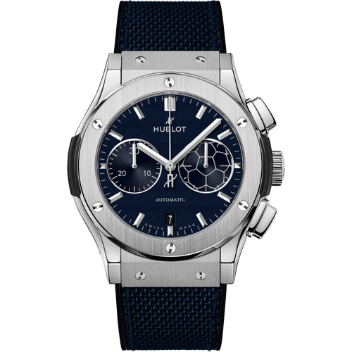 Hublot Classic Fusion Chronograph Titanium Blue Victory
