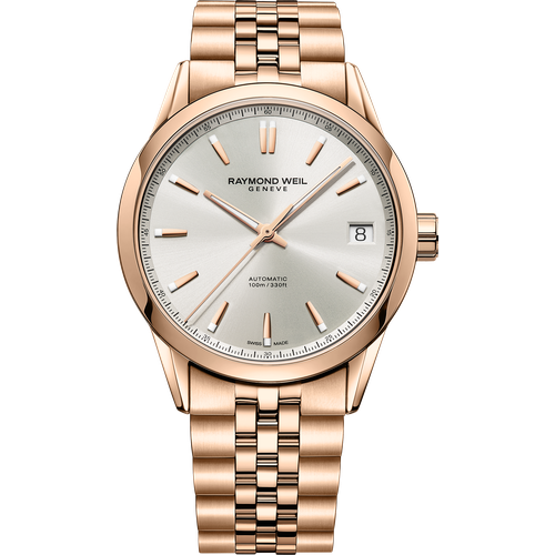 Raymond Weil Freelancer Men's Automatic Cream Dial Stainless Steel Bracelet