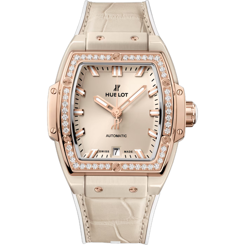 Hublot Spirit of Big Bang Beige Ceramic King Gold Diamonds