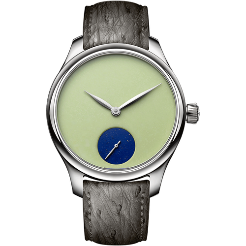 H. Moser & Cie. Endeavour Small Seconds Concept POP Lemon chrysoprase and lapis lazuli
