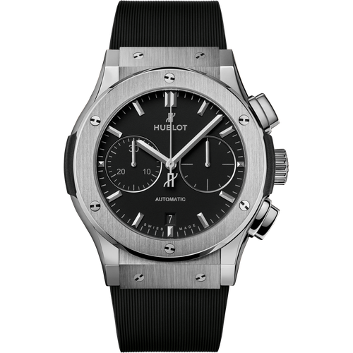 Hublot Classic Fusion Chronograph Titanium on Rubber