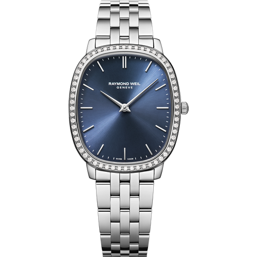 Raymond Weil Toccata Heritage Blue Dial Quartz Diamonds Bracelet