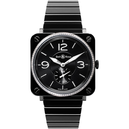 Bell & Ross BRS Black Ceramic Diamond